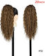 Ponytail Gkm Synthetic Human Hair Keratin Kanekalon No Frizz No Shine No Tangle Curly Nest System At 50cm Code 10