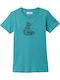 Kids' T-shirt Turquoise MISSION LAKE