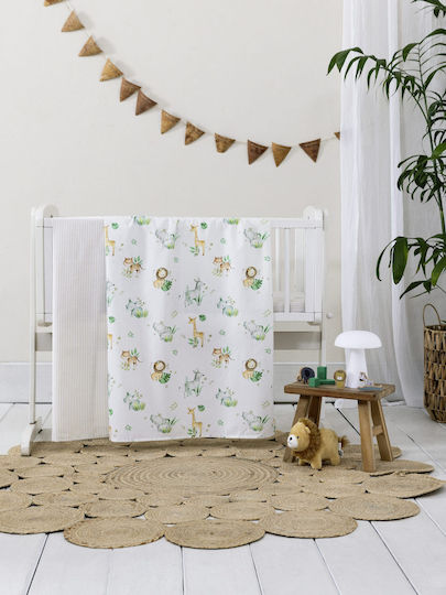 Nima Set Safari Friends White 70x110cm Nima Set Safari Friends White 70x110cm