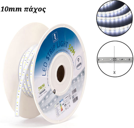Aigostar Wasserdicht LED-Streifen 220V Kaltweiß Licht 1m Typ SMD5050