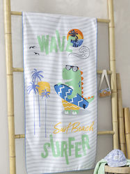 Prosop de plajă pentru copii Nima 70x140 Surf Multicolor