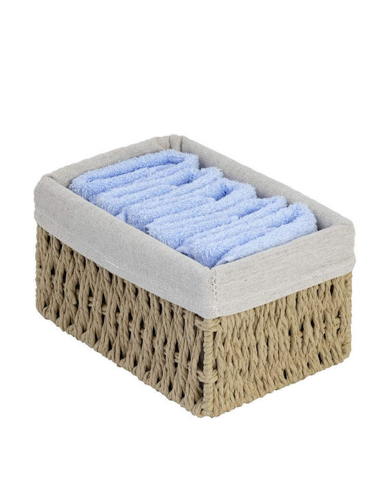 Nima Home Basket 5 Pieces Bamboo Washcloths Nest Light Blue