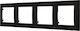 Saphir Quadruple Frame Black Metallic R-4z/33