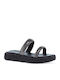 Flache Sandalen für Damen Flatforms in Schwarz Farbe