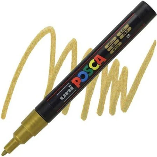 Posca Μαρκαδόρος Σχεδίου Χρυσό 1.3mm