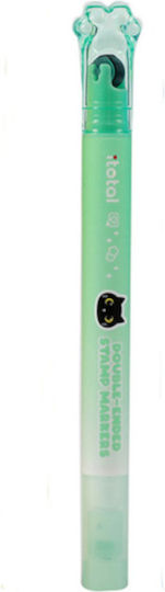 I-Total Marker de Subliniere Green Glitter