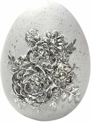 Zen Collection 51251 Easter Egg White Silver Fl...