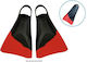 Flippers Pool Silicone Short Black/red