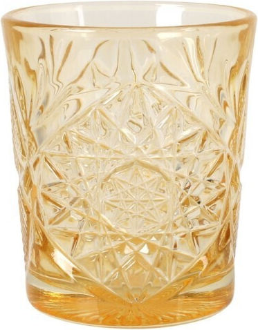 ONIS Set Pahare Pentru Apă Whiskey Cocktail Din Sticlă Galbene 350ml 6 Bucăți