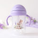 Kiokids Παιδικό Παγούρι Σιλικόνης με Καλαμάκι 300ml (Διάφορα Σχέδια/Χρώματα)