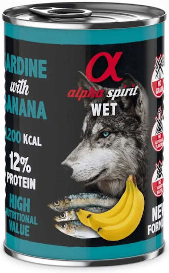 Alpha Spirit Влажна Храна за Кучета в Може да с Риба без Зърнени 400гр