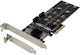 Dawicontrol Κάρτα PCIe σε θύρα PCI-E / RAID / SATA