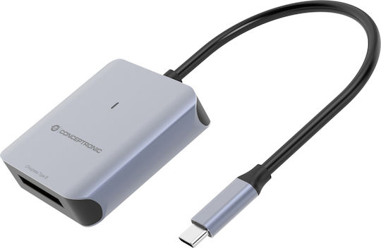 Conceptronic Card Reader USB 3.2 για SD Γκρι