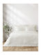 Nima Always Σετ Κουβερλί Υπέρδιπλο Microfiber Off White Εκρού 240x260cm