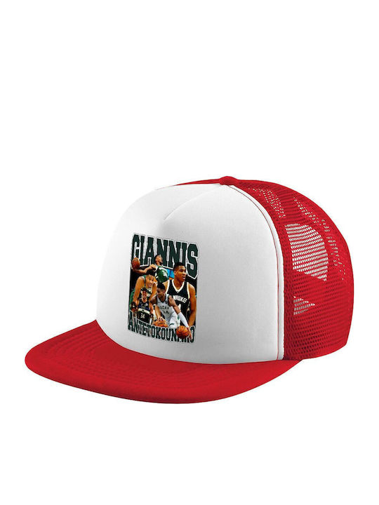 Giannis Antetokounmpo Adult Soft Trucker Mesh C...