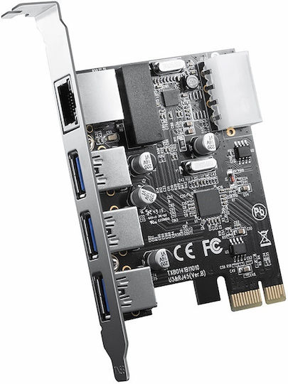 Orico Pci Express Card 3xusb3.0 1xgb Lan Pnu-3a1r