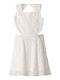 Children's Dress Sleeveless Lace White