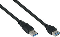 Kabelmeister UK30P-ASA-020S USB 3.0 USB-A male σε USB-A female 2m