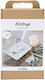 Kreatives Bastelset Kintsugi Schale Blau Gold Weiß 977815