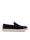 Men's Leather Moccasins Blue