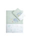 Nima Set of baby towels 2pcs Sea Love Turquoise 70 cmx140cm Weight 400gr/m²