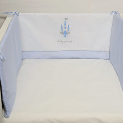 Baby Oliver Crib Bumpers Classic Inside Blue 35...