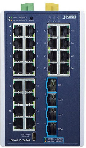 Planet Technology IGS-4215-24T4X Managed L2 Switch με 24 Θύρες Gigabit (1Gbps) Ethernet και 4 SFP Θύρες