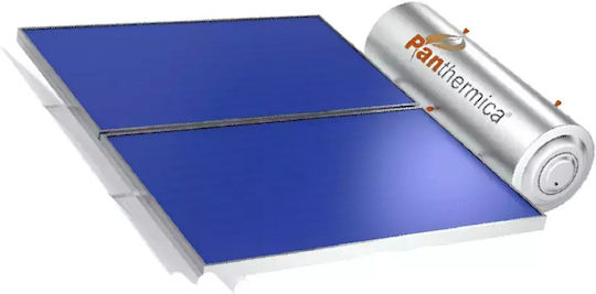 Panthermica Ηλιακός Θερμοσίφωνας 160lt Inox Διπλής Ενέργειας 3τ.μ. Κεραμοσκεπής Επιλεκτικός