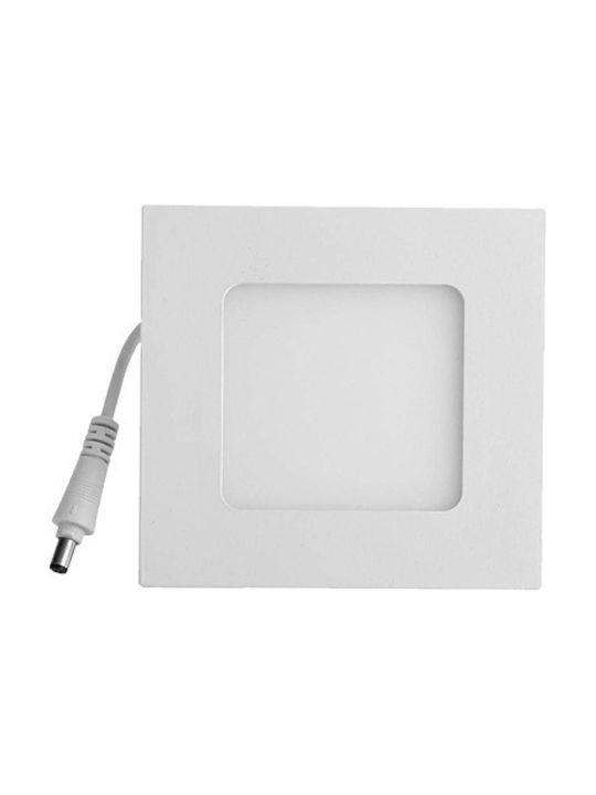 Lucas Platz Einbau Spot mit integriertem LED und Kaltweißes Licht Weiß 80x80cm. 1Stück