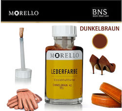 Morello Leather Paint 951 Dunkelbraun 40ml Σκουρο Καφε Βαφή Αλλαγής Χρώματος Ανεξίτηλη Λεία Δέρματα