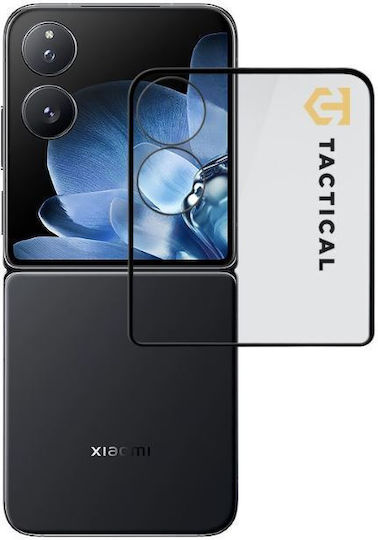 Tactical 5D 0.33mm Gehärtetes Glas Schwarz (Xiaomi Mix Flip)