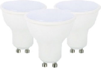 GBC LED Bulbs 7W for Socket GU10 Warm White 600lm 3pcs