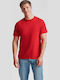 Fruit of the Loom Original Unisex Short Sleeve Promotional T-Shirt red