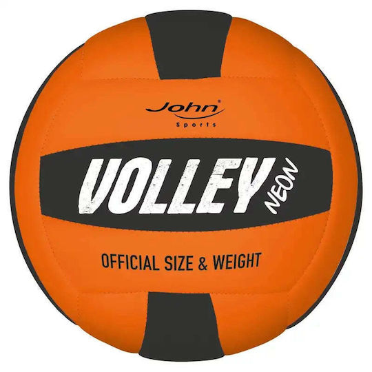 John Grip Neon Official Size Kids Ball Volleyball Orange