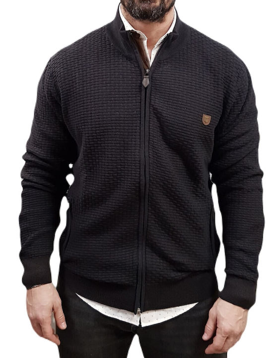 Visconti Cardigan Tricotat pentru Bărbați Grey
