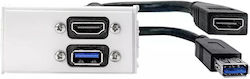 Vivolink Anschlussfeld HDMI USB3.0