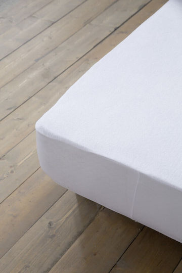 Nima Protective Cover Single Abbraccio White 100x200+30cm