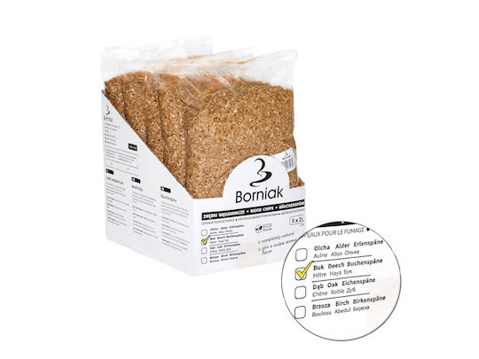 Beech BBQ Smoking Chips Borniak 2lt 1pcs