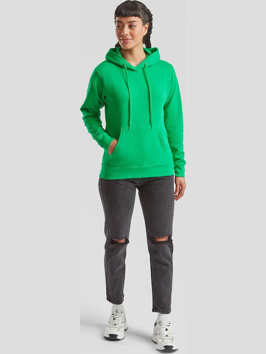 Fruit of the Loom Werbe-Hoodie Green Melange