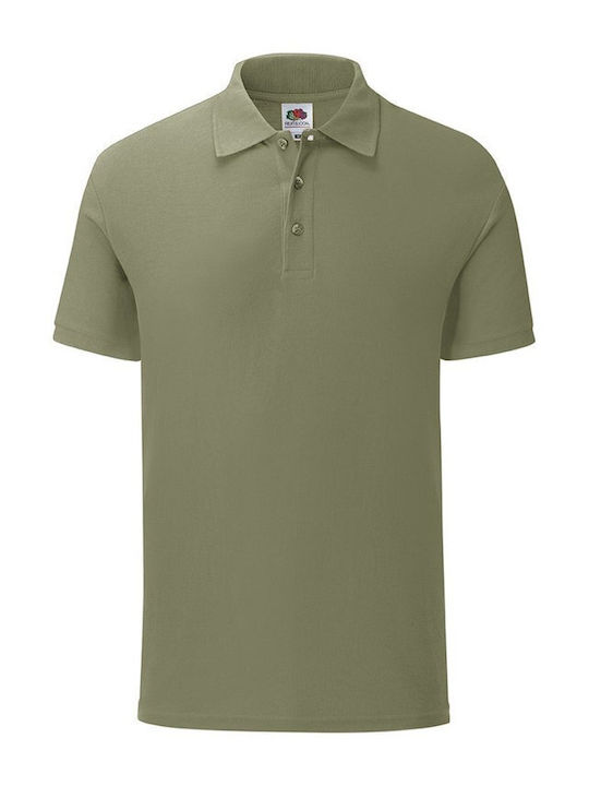 Fruit of the Loom Ανδρικό Διαφημιστικό T-shirt Κοντομάνικο Classic Olive