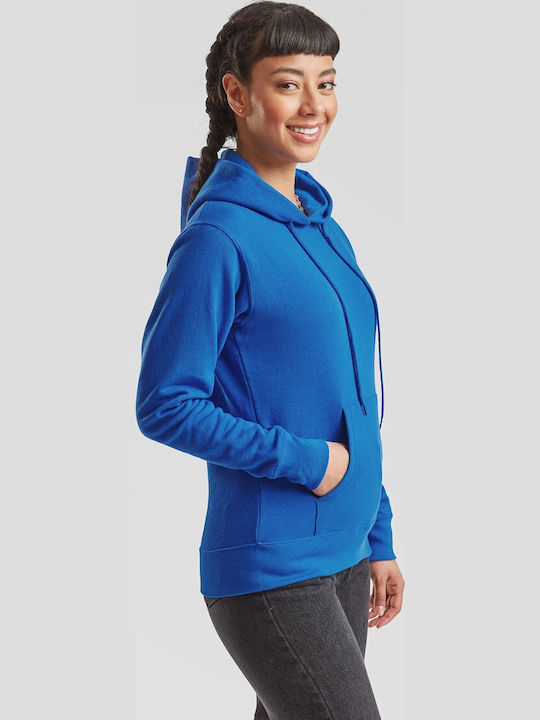 Fruit of the Loom Werbe-Hoodie Azure Blue