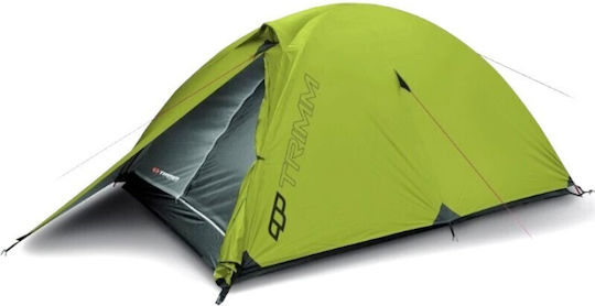 Trimm Alfa D Σκηνή Camping Igloo Πράσινη με Διπλό Πανί 3 Εποχών για 2 Άτομα 310x150εκ.