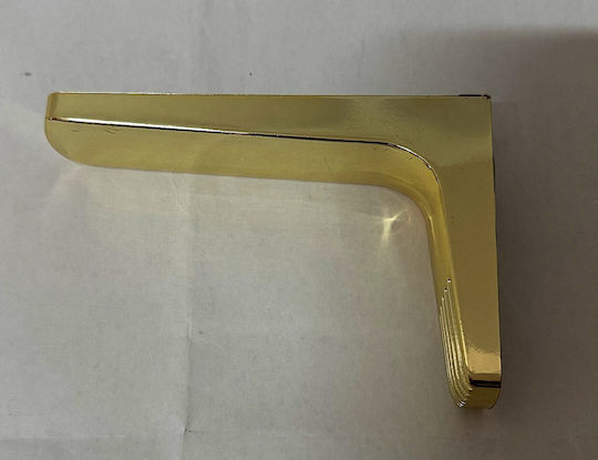 Eckregal Schwere Ausführung Kunststoff in Gold Farbe 120x180mm 2Stück