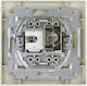 Asfora Ict Socket Cat.5e Rj45+rj12 Cream Eph4900123