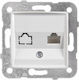 Компютърен контакт Panasonic Linnera S 1xrj45 Cat.5e Бял Гланц 91440032