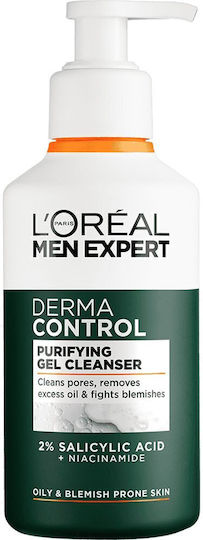 L'Oreal Paris Men Expert Derma Control Gel Cleansing Face for Acne-Prone Skin 260ml