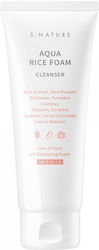 S.Nature Aqua Rice Foam Schaumstoff Gesichtsreiniger 80ml