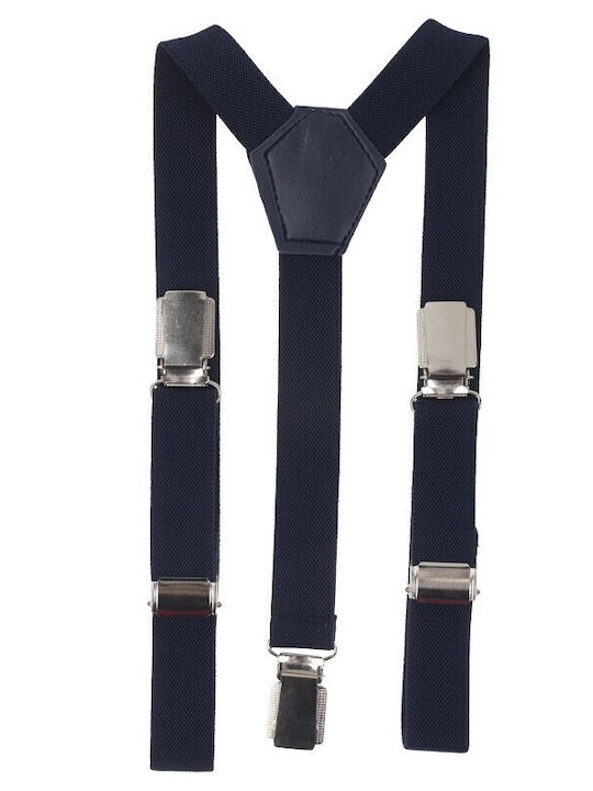 Papillon Kids Kinder Hosenträger in Blau Farbe mit 3 Clips