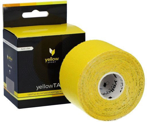 Yellow Sport Ταινία Κινησιοθεραπείας 5cm x 5m Κίτρινη