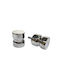 Handle Middle Door Glass Pair Silver